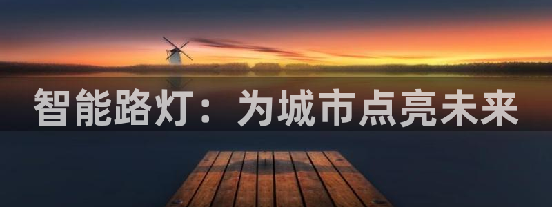 淮北云顶国际会所：智能路灯：为城市点亮未